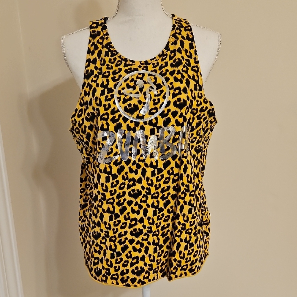 Zumba Fitness Animal Print Instructor Tank Top